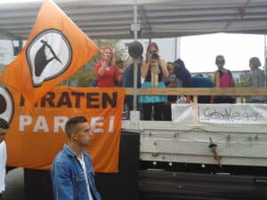 Die Lörracher Piraten bei der IG Musikkultur am 3.10.2012.