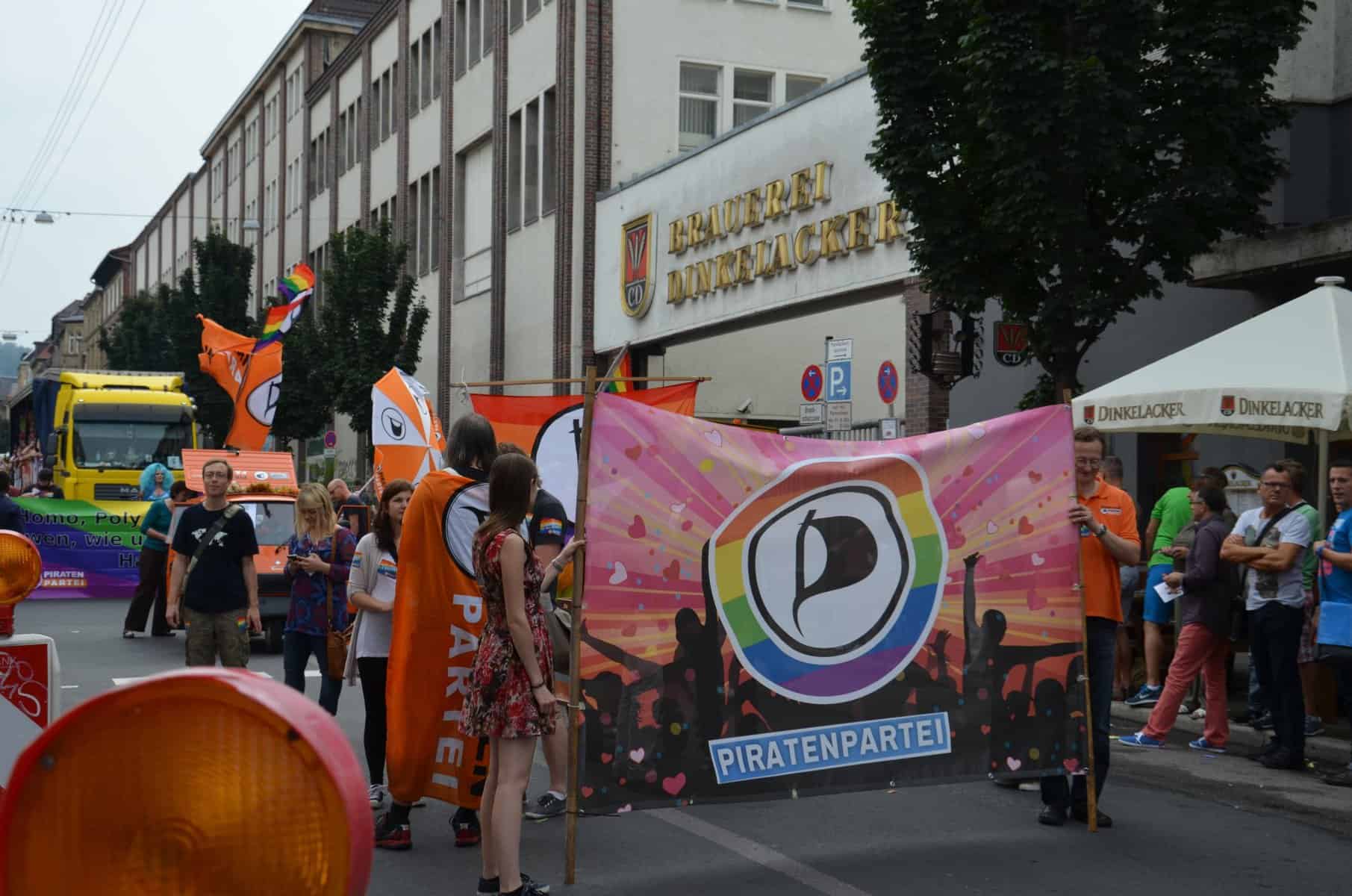 CSD Stuttgart: PIRATEN mit an Bord