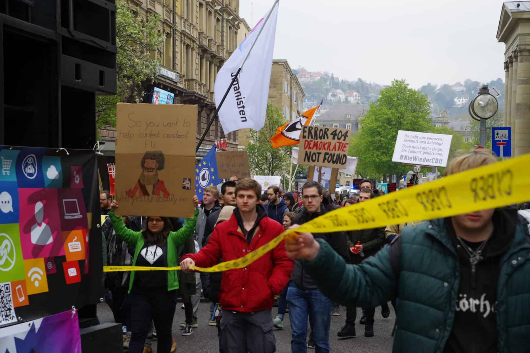 Erneut Demonstrationen für ein freies Internet in Baden-Württemberg
