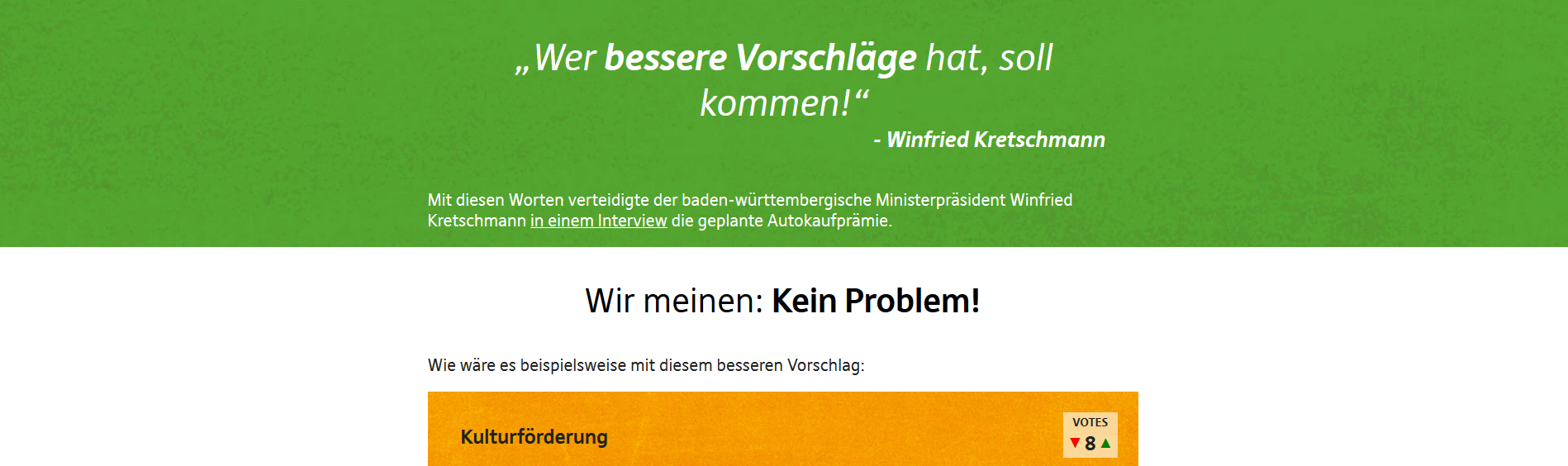 Autokaufprämie: Piratenpartei sammelt bessere Vorschläge