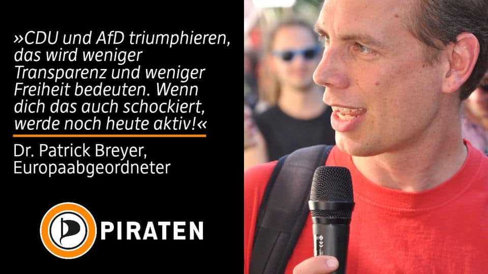 Beitrag von Patrick Breyer zum Ausgang der EU-Wahl