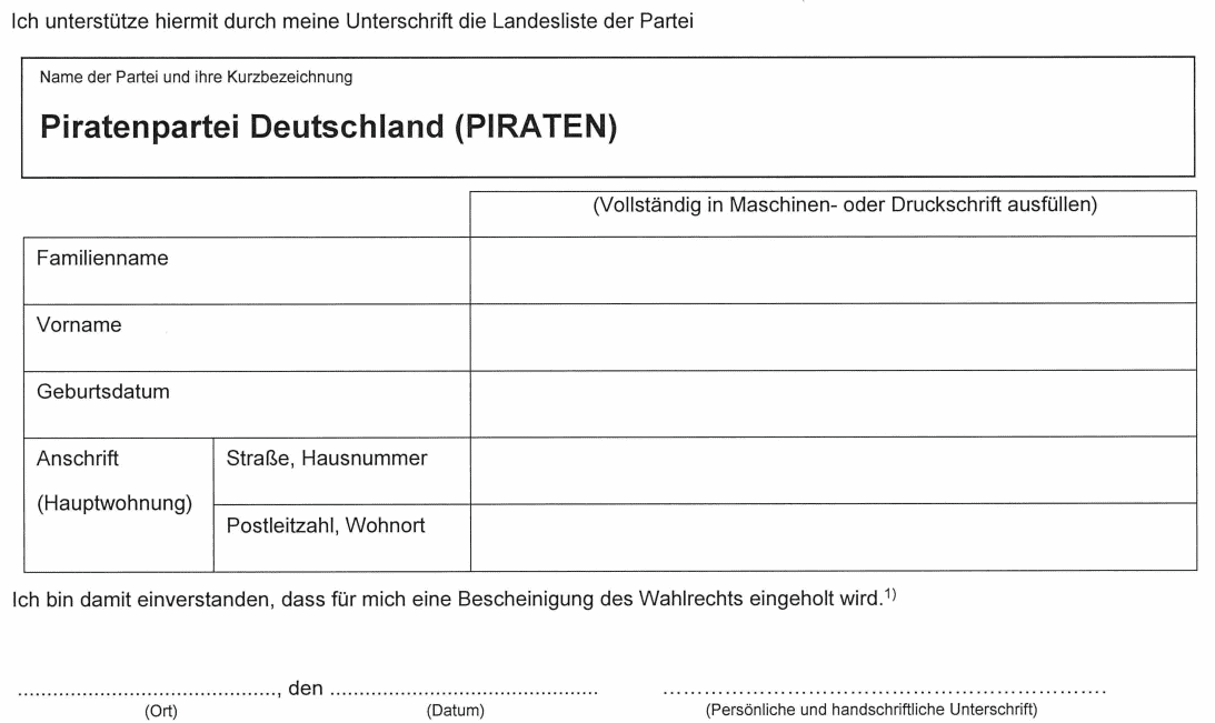 Unterstützerunterschrift Landtagswahl 2026 1 UU Bild