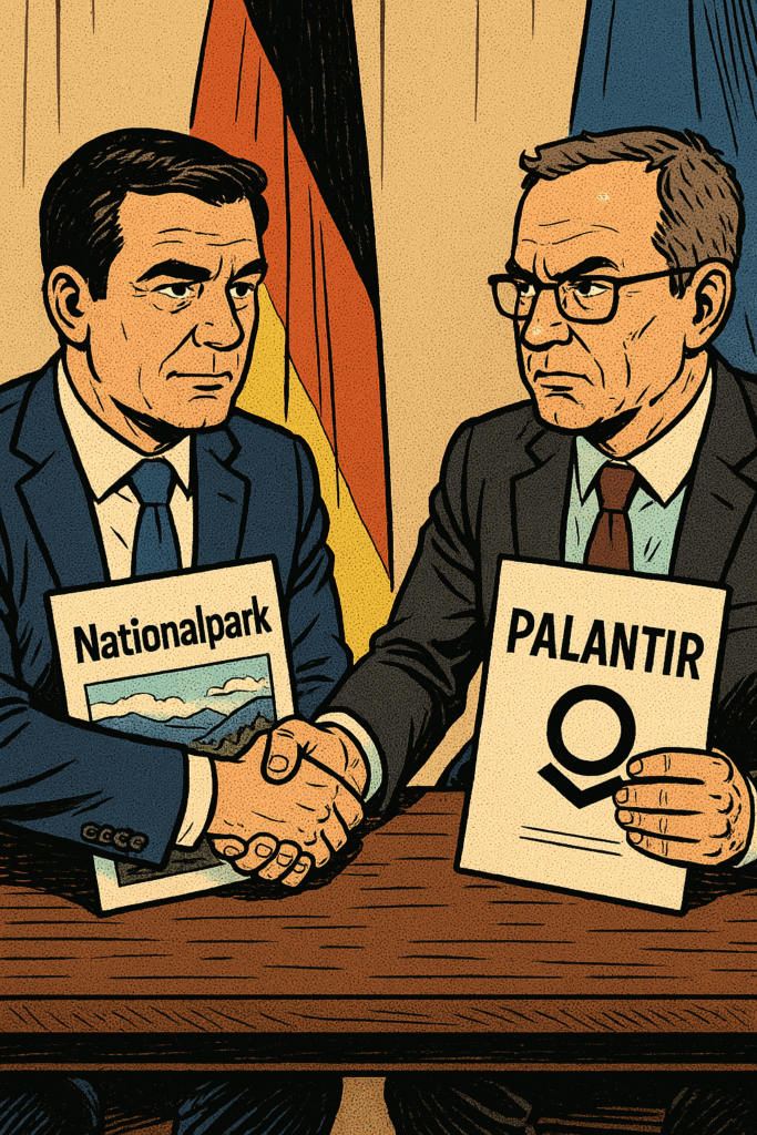 Grüne opfern Bürgerrechte für politischen Kuhhandel – Palantir-Einsatz ist datenschutzpolitischer Dammbruch 1 9c7d6ff7 b5b4 4d70 8a59 e0d645d54c74 nofront, Top-Meldung